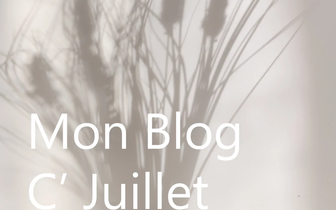 Bienvenue sur mon Blog C’Juillet toute l’année